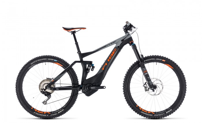 Cube Stereo Hybrid 140 TM 500 27.5'' Pedelec E-Bike MTB schwarz/orange 2018 