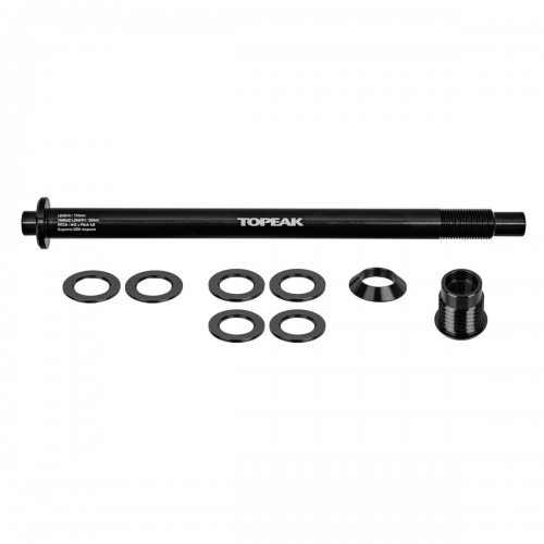 Topeak ZI:RAK Thru-Axle SR UDH Steckachse für ZI:RAK Fahrradgepäckträger schwarz 