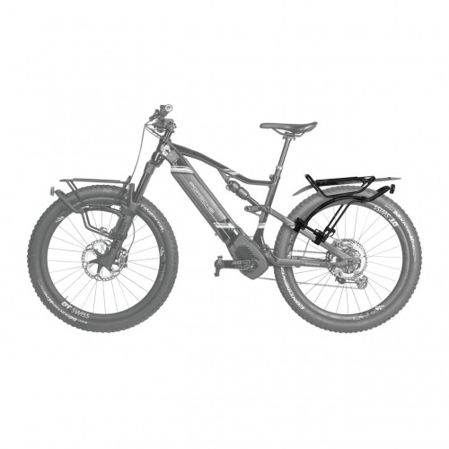 Topeak Tetrarack Fender M2 Fahrrad Schutzblech zur Gepäckträgerbefestigung schwarz 