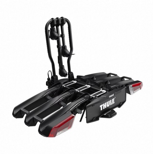 Thule EasyFold 3 Klappbarer E-Bike Anhängerkupplungs Fahrradträger für 3 Fahrräder schwarz 