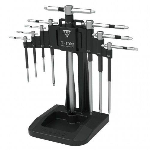 Topeak T-Innensechrund Speed Wrench Set Schlüsselset silberfarben/schwarz 