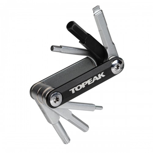 Topeak Nano 7 Fahrrad Mini Wekzeug Set schwarz 