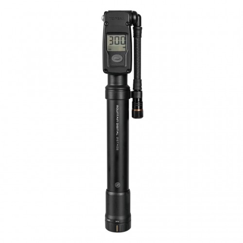 Topeak Mountain Digital 2 Stage All in one Manometer Mini Fahrrad / Dämper Pumpe schwarz 