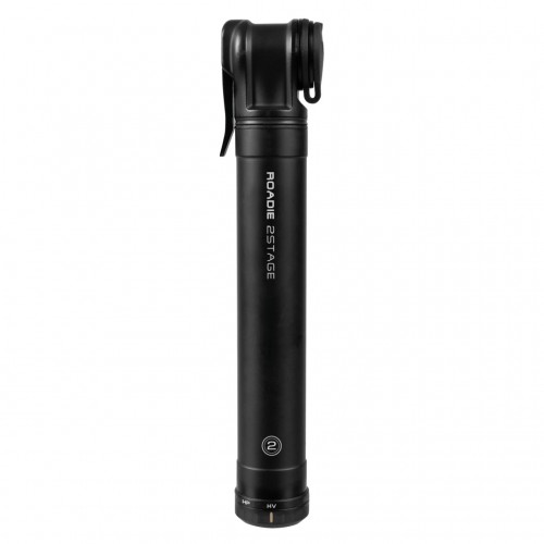 Topeak Roadie 2 Stage Mini Rennrad Fahrrad Pumpe schwarz 