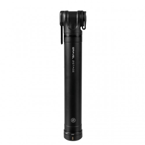 Topeak Gravel 2 Stage Mini Fahrrad Pumpe schwarz 