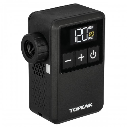 Topeak E-Booster Digital Mini Fahrradpumpe schwarz 