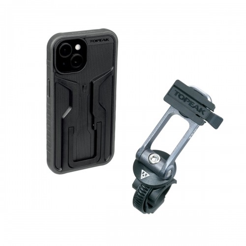 Topeak RideCase Handyhülle für iPhone 15 Plus + Halter schwarz 