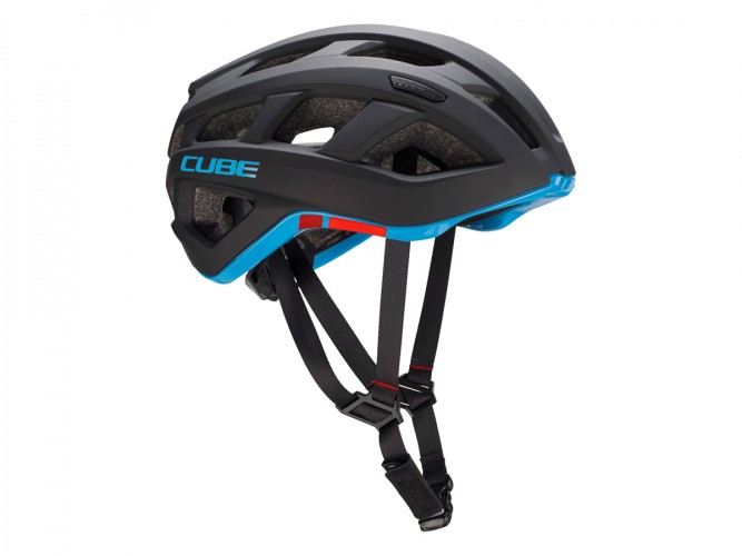 Cube Roadrace Teamline Rennrad Fahrrad Helm blau 2024 L (58-62cm)