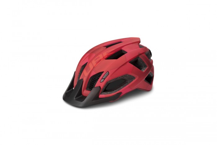 Cube Pathos MTB Fahrrad Helm rot 2024 M (52-57cm)