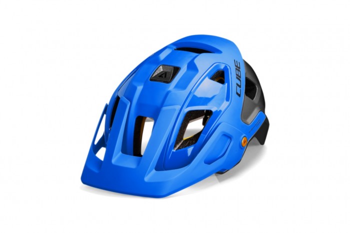 Cube Strover X Actionteam MIPS MTB Fahrrad Helm blau/grau 2024 