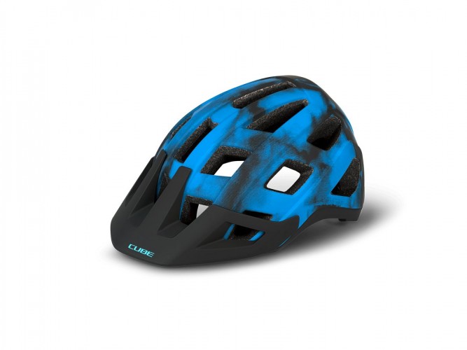 Cube Badger MTB Fahrrad Helm blau/schwarz 2024 