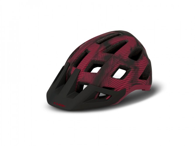 Cube Badger MTB Fahrrad Helm rot/schwarz 2024 