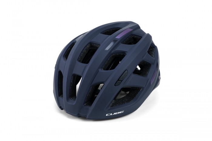 Cube Road Race Teamline Rennrad Fahrrad Helm matt blau 2024 