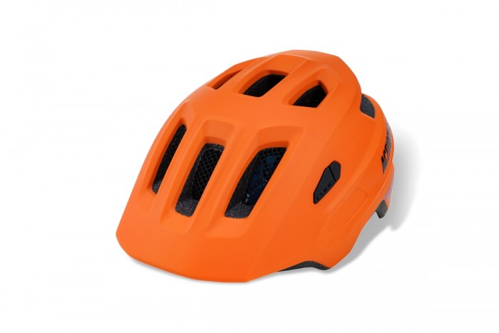 Cube Linok X Actionteam Kinder Fahrrad Helm matt orange 2024 
