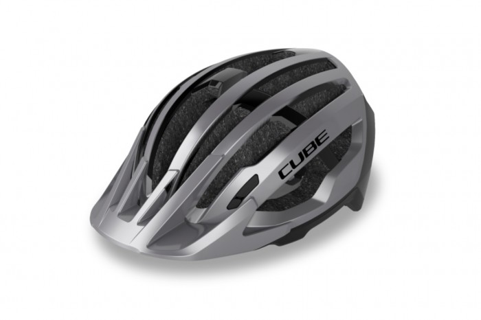 Cube Offpath MTB Fahrrad Helm grau 2024 