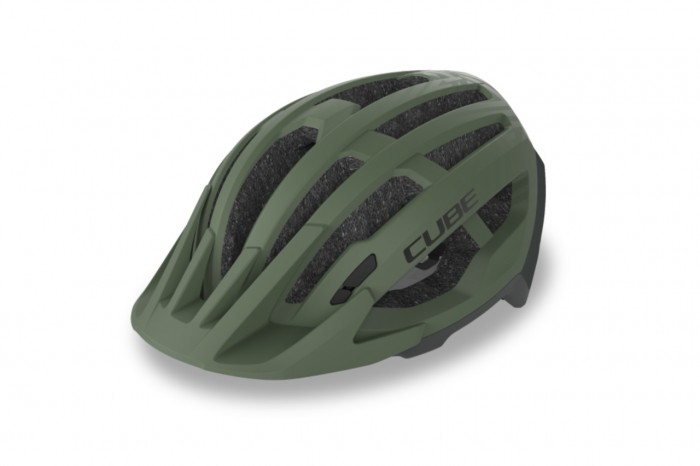 Cube Offpath MTB Fahrrad Helm matt grün 2024 