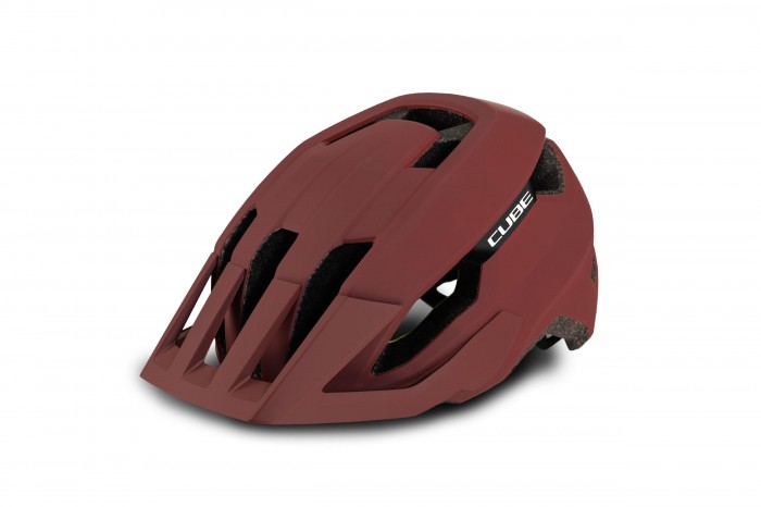Cube Stray MIPS MTB Fahrrad Helm burgund rot matt 2026 M (52-57cm)