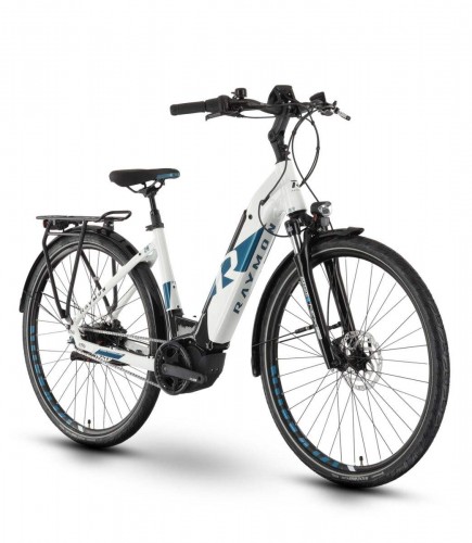 Raymon CityRay E 7.0 CB Wave Unisex Pedelec E-Bike City Fahrrad weiß 2023 