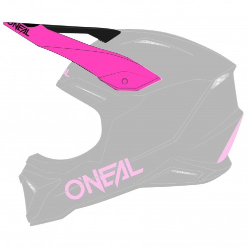 O'Neal 1 Series Solid Visor Helm Blende Schirm pink Oneal 