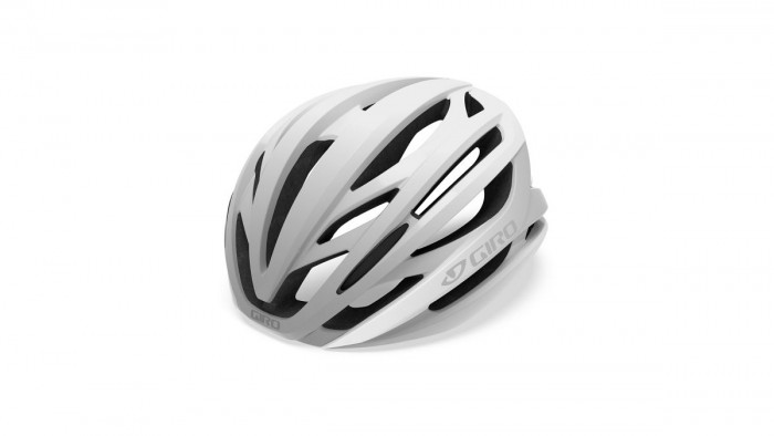 Giro Syntax MIPS Rennrad Fahrrad Helm weiß/silberfarben 2024 