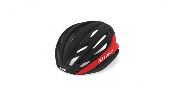 Giro Syntax Rennrad Fahrrad Helm schwarz/rot 2024 