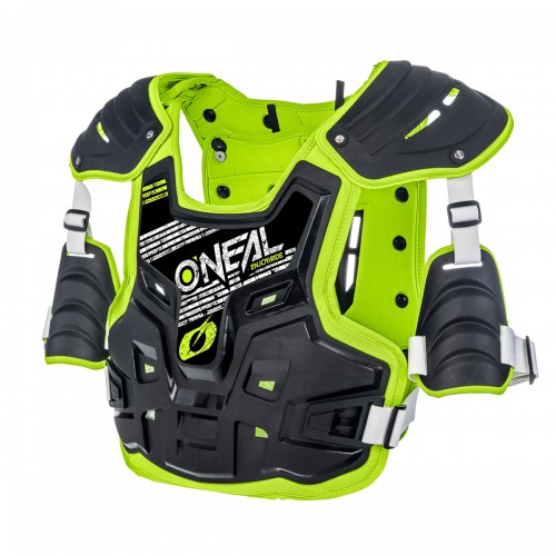 O'neal PXR Stone Shield Brust/Rücken Protektor schwarz/gelb Oneal 