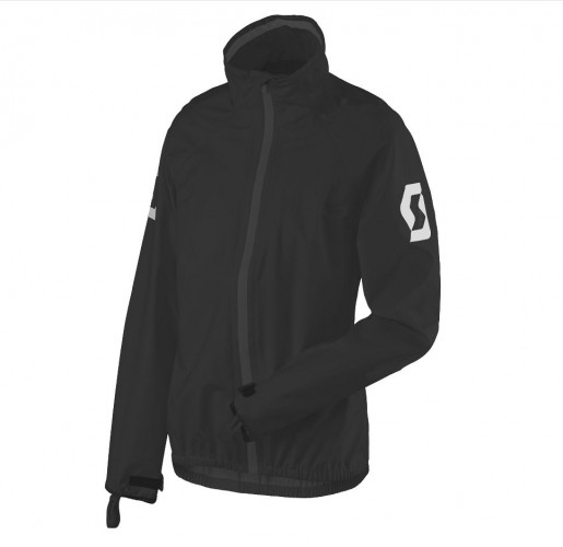 Scott Ergonomic Pro DP Damen Motorrad / Fahrrad Regenjacke schwarz 2025 
