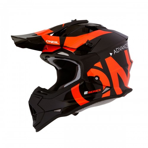 O'neal 2 Series Slick Youth Kinder Motocross Enduro MTB Helm schwarz/orange 2023 Oneal L (53/54 cm)