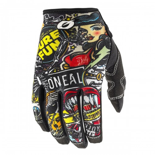 O'neal Matrix Attack Youth Kinder MX DH FR Handschuhe schwarz/multi 2026 Oneal 