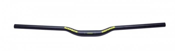 Sixpack Menace Fahrrad Lenker 725mm x 31.8mm schwarz/gelb 