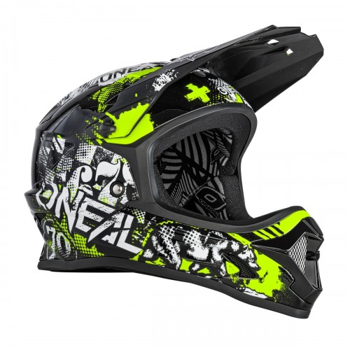 Schwarz/Neon Gelb O'Neal Kids Downhill MTB-Helm Backflip Attack 