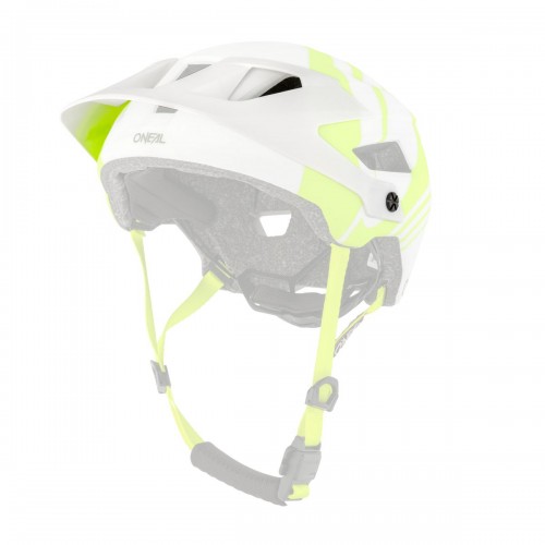 O'neal Visor Defender Nova Helm Visier weiß/gelb Oneal 
