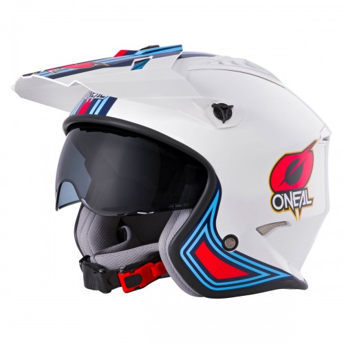 O'Neal Volt MN1 Motorrad Helm weiß/rot/blau 2024 Oneal 