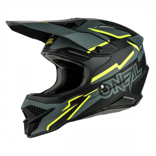 O'neal 3 Series Voltage Motocross Enduro MTB Helm schwarz/gelb 2023 Oneal 