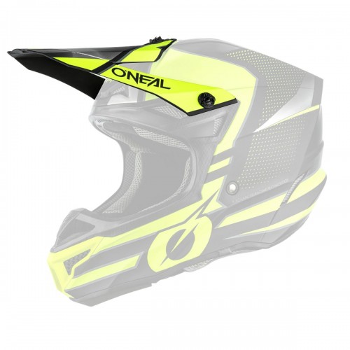 O'neal 5 Series Sleek Visor Helm Blende Schirm schwarz/gelb Oneal 