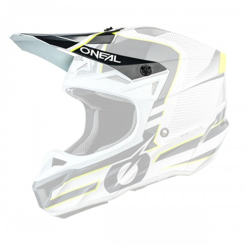 O'neal 5 Series Covert Visor Helm Blende Schirm grau/gelb Oneal 