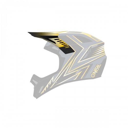 O'neal Backflip Knox Visor Helm Blende Schirm schwarz/goldfarben Oneal 
