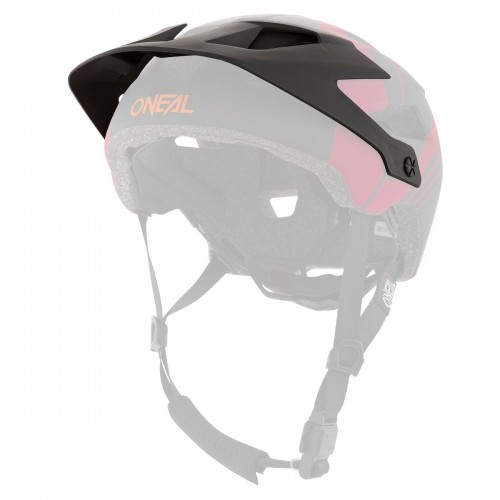 O'neal Defender Nova Visor Helm Blende Schirm grau/rot Oneal 
