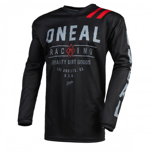O'neal Element Dirt FR Jersey Trikot lang schwarz/grau 2024 Oneal 