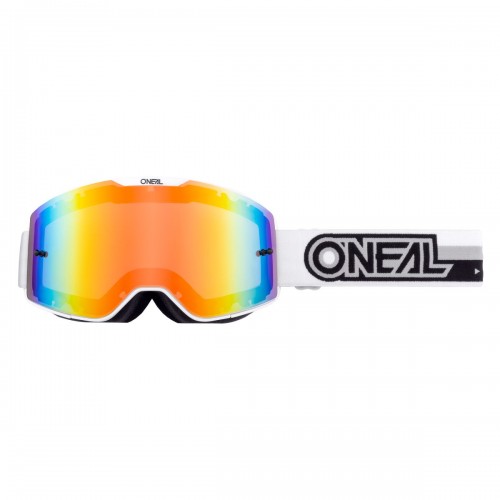 O'neal B20 Proxy Goggle MX DH Brille weiß/schwarz/radium rot Oneal 