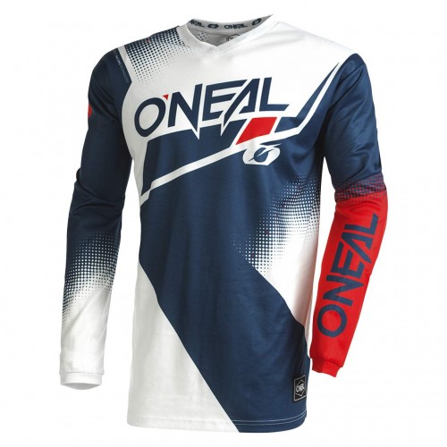O'Neal Element Racewear FR Jersey Trikot lang blau/weiß/rot 2023 Oneal 