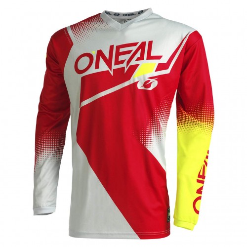 O'Neal Element Racewear FR Jersey Trikot lang rot/grau/gelb 2022 Oneal 