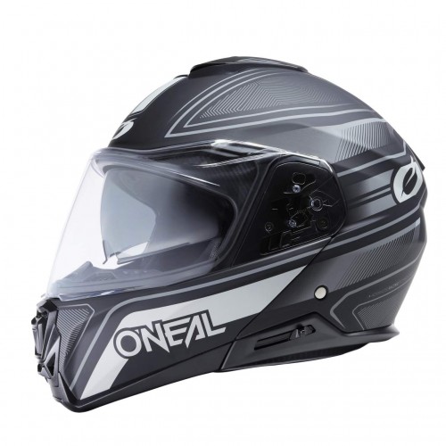 O'Neal M-Series String Motorrad Helm matt schwarz/grau 2023 Oneal 