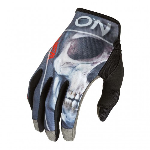 O'Neal Mayhem Bones MX DH FR Handschuhe lang grau/schwarz 2024 Oneal 
