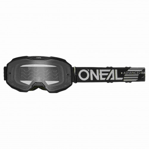 O'Neal B10 Solid Goggle MX DH Brille schwarz/klar Oneal 