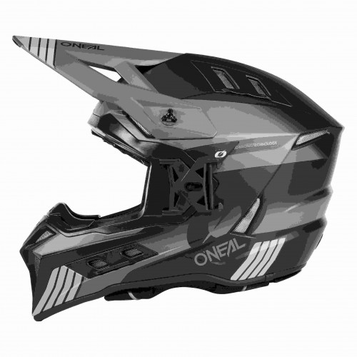 O'Neal EX Series Hitch Enduro MX Motorrad Helm schwarz/grau 2024 Oneal 