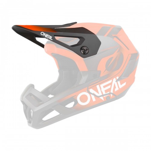 O'Neal SL1 Strike Visor Helm Blende Schirm schwarz/rot Oneal 