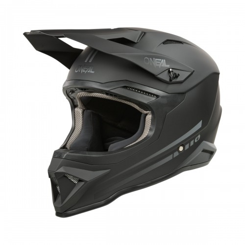 O'Neal 1 Series Solid Youth Kinder Motocross Enduro MTB Helm schwarz 2026 Oneal 