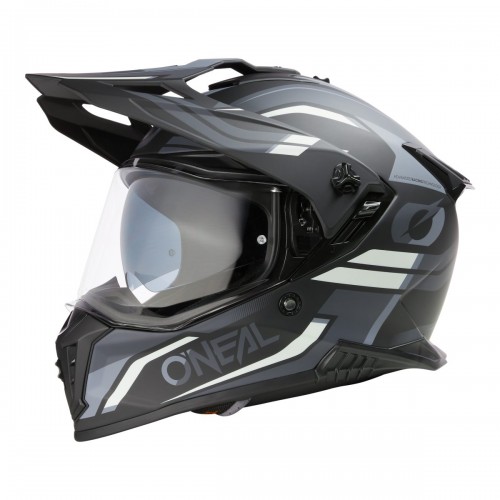 O'Neal A Series Spike Motorrad Helm schwarz/grau/weiß 2025 Oneal 