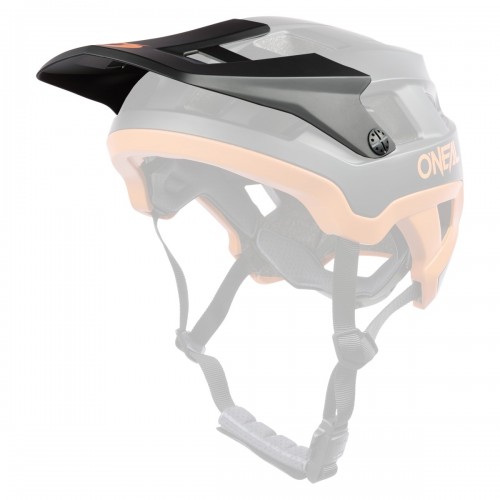 O'Neal Defender Solid Visor Helm Blende Schirm schwarz/orange Oneal 